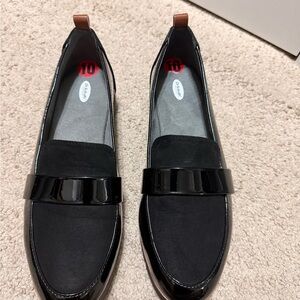 Dr. Scholl's Black with Patent Loafers